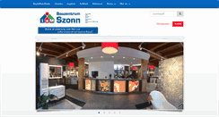 Desktop Screenshot of bauzentrum-szonn.de